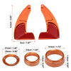 Dodge Charger Orange Steering Wheel Shift Paddle Extension Trim Set