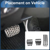 Mercedes Benz ML500 Manual Footrest Pedals Cover (2006-2011)