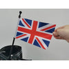 Harley, Honda, BMW - Universal Flag Holder Black Motorcycle Pole Mount