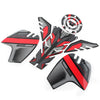 Yamaha MT-09 SP Tracer 3D Gas Tank Pad Decal Sticker Red (2018-2020)