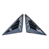 Honda Civic Hatchback Gloss Black Side Window Louver Shutter Covers (2022-2023)