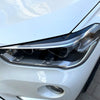BMW X1 F48 (2016-2021) Gloss Black Headlight Eyelid Trim 2 x