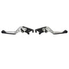 Yamaha XMAX 125 / 250 / 300 / 400 CNC Silver Extendable Brake Clutch Levers (15-22)