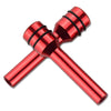 2 x Red Car Interior Door Lock Knob Pull Pins Covers