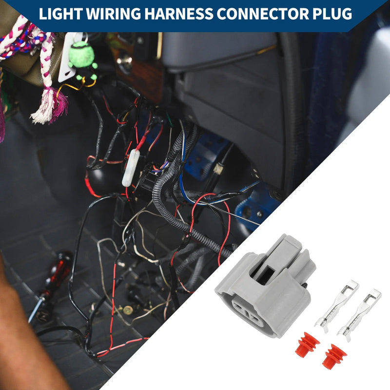 Chevrolet 2Pin Light Wiring Harness Connector Plug Female Wire Terminal