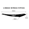 BMW 1 Series F20 F21 2 x Headlight Eyebrow Trim (2011-2014)