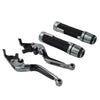 Suzuki GSXR600 / 750 Folding Titanium Brake Clutch Levers Grip Set (2006-2019)