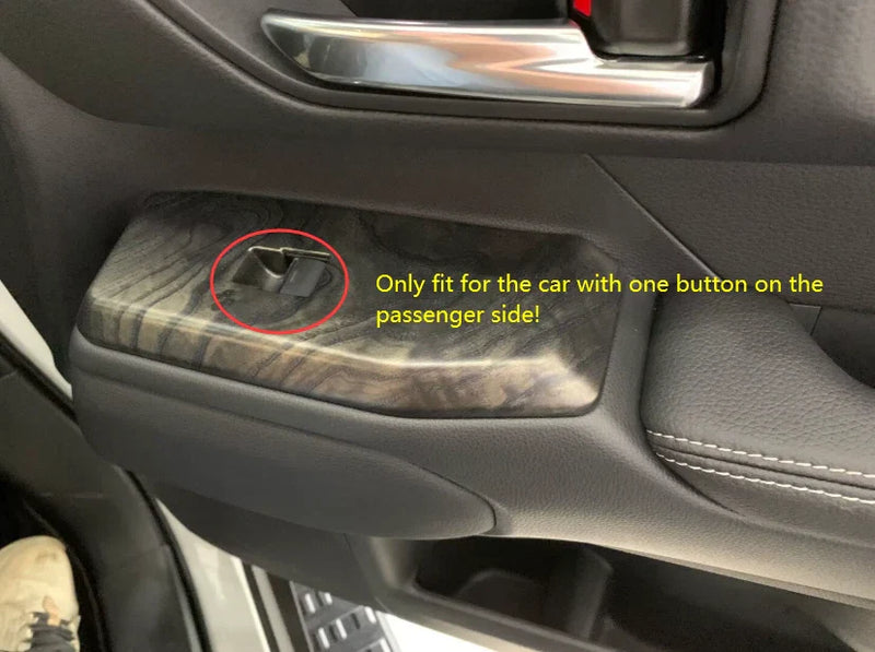 Toyota Prado LC250 4 x Matte Window Lift Panel Switch Cover Trim (2024-2025)