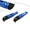 Yamaha R3 R15 R25 MT-03 MT-07 MT-09 XSR700 Rear Foot Pegs Passenger Blue (2015-2023)