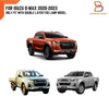 Isuzu D-Max Ute Light Grey Chrome Front Grille Upgrade (2020-2023)