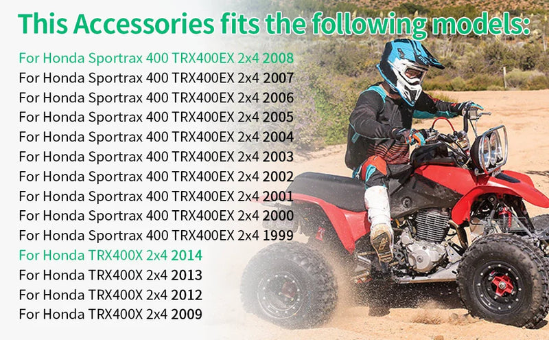 Honda TRX 400EX / 400X Chain Slider Swing Arm Front Buffer Guide (1999–2014)