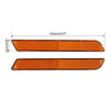 Harley Touring Road King Saddlebag Latch Cover Reflectors (1994-2013)