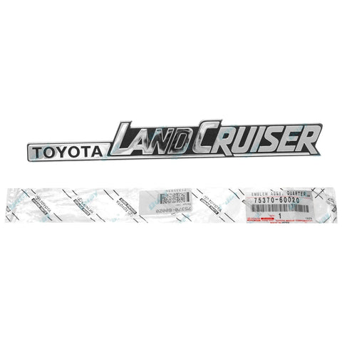 Toyota Landcruiser 70 Series Genuine Fender Emblem (2007-2023)