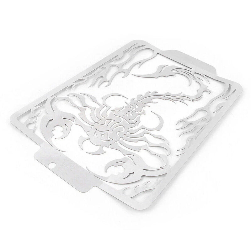 Suzuki Boulevard M109R Skull Flames Radiator Grille Cover (2006-2025)