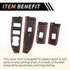 Ford Maverick Carbon Fiber Front Door Window Switch Panel Set (22-24)