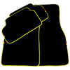 BMW M5 E39 with Yellow Trim Black Floor Mats (1998-2003)
