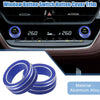 Toyota Corolla (2020-2022) -  Blue AC Control Switch Knob Cover Trim