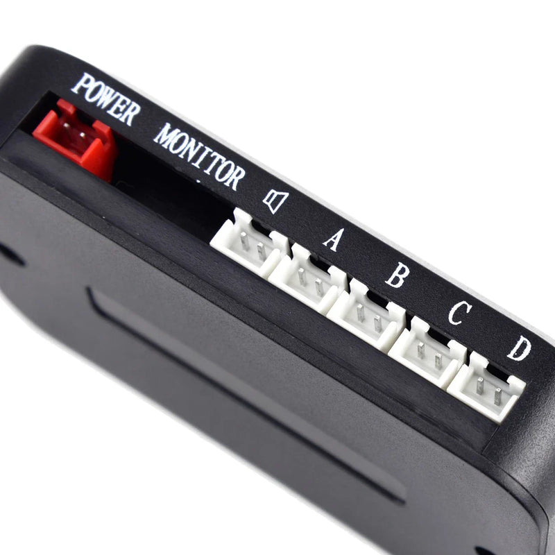 Auto Reverse Rear Parking Aid 4 x Transmitter Adjustable Radar Buzzer Alarm