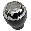 Jeep Wrangler JK Silver & Black 6 Speed Gear Knob (2011-2018)
