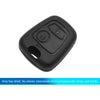 Peugeot 206 Remote Keyless Entry Key Fob Case (2000-2010)