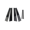 Acura TL 6 x Door Cover Trim Kit Black Pillar Posts (2004-2008)