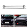 Universal Silver Adjustable Front Bumper Lip Splitter Strut Rod (No Year)