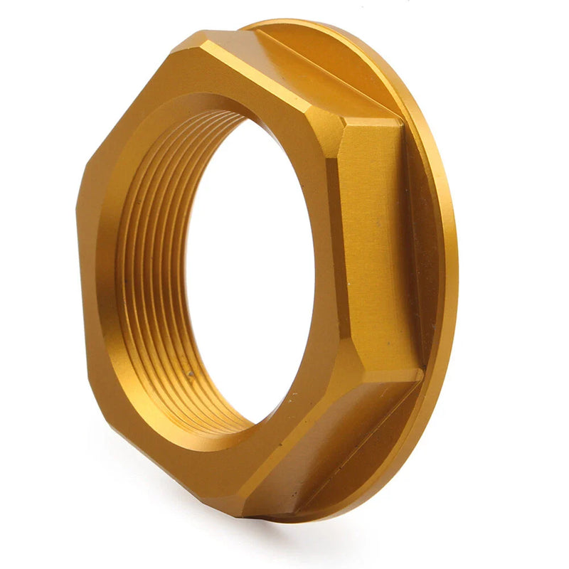 Universal Models 36mm CNC Gold Motorcycle Triple Tree Stem Yoke Nut