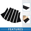 Honda Accord Sedan (2018-2022) Black 6 x Car Pillar Window Trim Covers