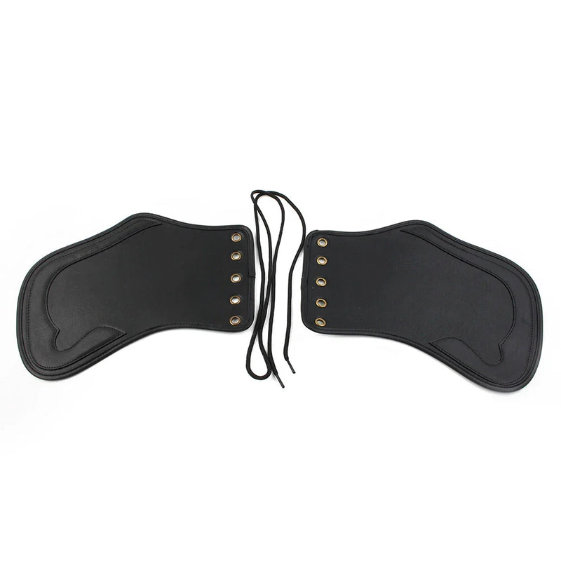 Harley Sportster Black Leather Heat Saddle Shield Deflector