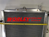 Toyota LandCruiser 75 Series 44mm Aluminum Radiator + Hose (1984-2000)