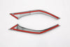 Toyota Highlander (2020-2023) 2 x Rear Fog Light Lamp Carbon Fiber Cover Trim