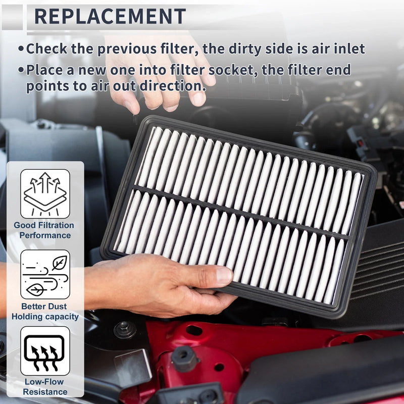 Jeep Compass (2017-2022) - 1 x Quality Replacement Car Engine Air Filter