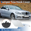 Mercedes-Benz (2012-2015) Silver Tone Front Car Bumper Tow Hook Cover