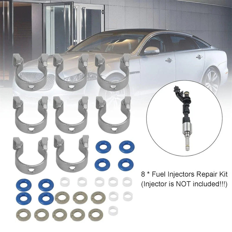 Range Rover Jaguar 5.0L V8 8 x Fuel Injector Repair Seal Kit (2010-2012)