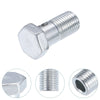 Motorcycle 2 x M14x1.5 35mm Hollow Screws with Washers