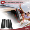Mercedes-Benz GLB (2020-2023) Black 8 Pcs Car Door Pillar Window Trim