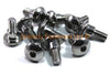Suzuki GSX-R 600 750 1000 6x mudguard shoulder bolts stainless (2004–2005)
