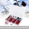 Motorcycle 158pcs Windscreen Fairing Bolts Bodywork Screws