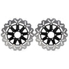 KAWASAKI ZX9R ZX900C ZX12R Front Brake Discs Rotors Black (1998-2006)