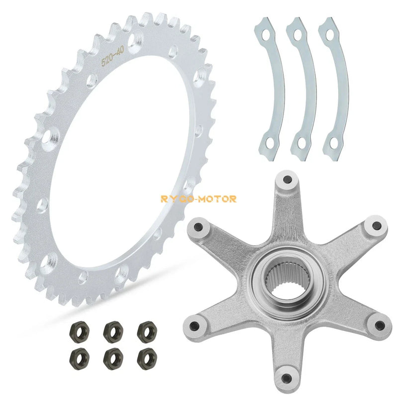 Yamaha Blaster 2 x Rear Axle Sprocket Hub Collar And Bolts