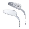 Harley Sportster XL883 1200 Touring Softail Chrome 8mm Rear View Mirrors