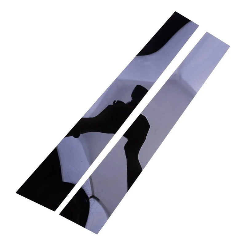 Kia Soul Black Door Window B Pillar Cover Trim Set (2010-2013)