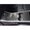 Tesla Model 3 Real Carbon Center Console Cup Holder Overlay Pad Trim fit