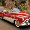 Classic Car Interior Door Pull Handle / Pair / Chrome