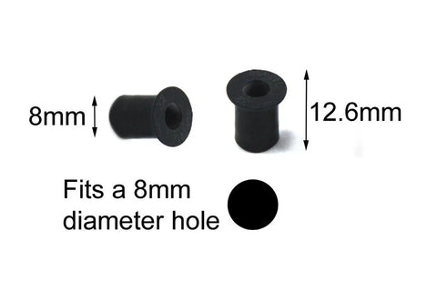 Ducati 848 1098 1198 Wind Screen Bolts + Rubber Well Nuts M4