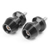 Yamaha R1, XV250, R6, YZF600, FZ6, FZ8 6mm Black Swingarm Spool Sliders