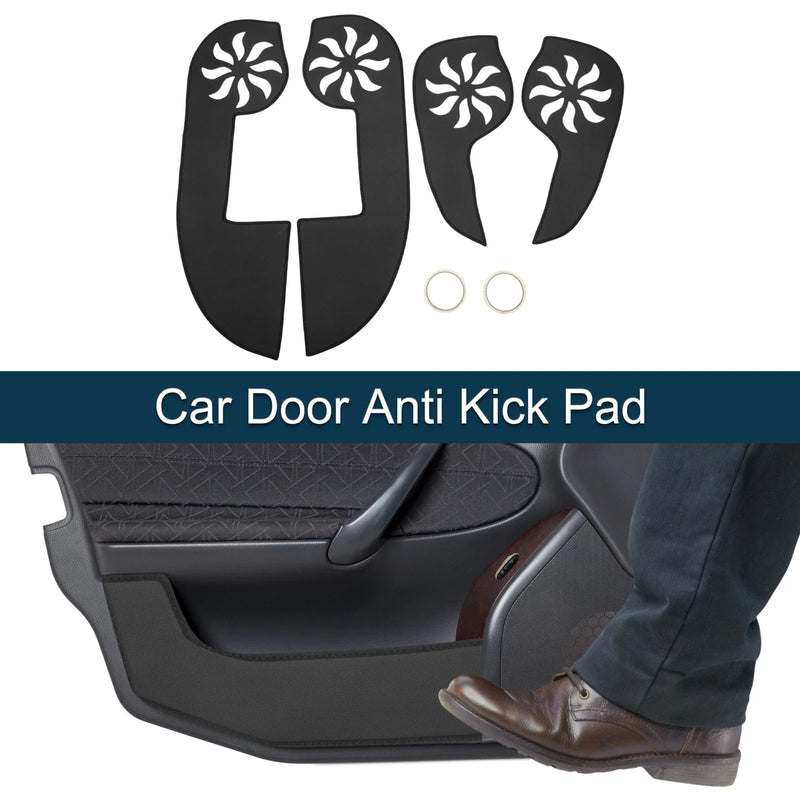 Jeep Compass (2011-2016) Black Car Door Anti Kick Pad Sticker Protector