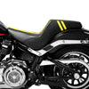 Harley Street Bob Driver & Passenger Black+Yellow Rider Seat (2018 - 2025)