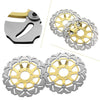 Suzuki SV650S SV650 GSX750F GSX600F 2 x Floating Front Brake Disc Rotors