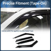 Ford Explorer 2020 Side Window Vent Visors Black 1 Set Window Deflectors